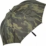 iX-brella XXL Golf Automatik Stockschirm 132 cm Fiberglas Camouflage Design olive