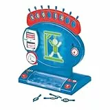 Lexibook Elektronisches Galgenmännchen Hangman-Spiel, Kinder- und Familienbrettspiel, Rechtschreibung und Wortschatz, Licht- und Soundeffekte, 2 Spieler, blau/rot, JG800LXB
