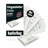 Catchmaster Universal Ungeziefer Falle zur Bedarfsermittlung & Monitoring 8 Fallen - für Silberfische, Schaben und Spinnen