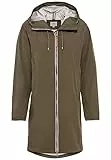 camel active Damen Funktionsmantel aus recyceltem Polyester Khaki, womenswear-34