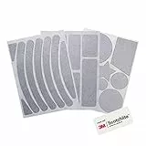 Salzmann Reflektierende Sticker | 3 Blatt | Hergestellt mit 3M Scotchlite
