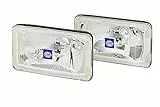 HELLA 1FB 005 860-631 Halogen-Fernscheinwerfersatz - Comet 450 - 12V - Referenzzahl: 17.5 - Anbau - Lichtscheibenfarbe: weiß - 4-polig - links/rechts - Set - Menge: 2