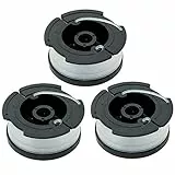 LBK INTERNATIONAL LBK 0,2 cm Spule für Black + Decker Rasentrimmer (Ersatz Autofeed Spule), Kompatibel mit Black + Decker af-100,3-Pack