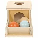 NUOBESTY Montessori Spielzeug Aus Holz Mit Kugeln, Passenden MüNzen, FüR Kleinkinder Und Kinder, FrüHpäDagogisches Motorikspielzeug