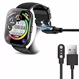 Blueshaweu Ladekabel Kompatibel mit Ddidbi Smartwatch Herren Damen P114 1,85', Kabel Ladegerät Ladestaion für Ddidbi P114 / aycy P114 / Aptkdoe P114 Smartwatch (schwarz)