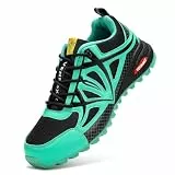VENROXX Traillaufschuhe Herren Wanderschuhe Leicht Trekkingschuhe Atmungsaktiv & rutschfeste Outdoor Sportschuhe Laufschuhe Gr.39-48, Grün, 43