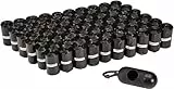 Amazon Basics Hundekotbeutel mit Spender und Leinenclip, Unparfümiert, 900 Beutel (60 Packungen mit je 15 Beuteln), Schwarz