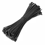 Beshine Kabelbinder 300mm x 3.6mm 150 Stück, Premiumqualität Nylon UV-Beständig - Schwarz