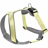 Hunter Hundegeschirr NEOPREN, Farbe: Matcha/grau, strapazierfähiges Nylon, mit weichem Neopren gepolstert, reflektierendes 3M Scotchlite Reflective Material, pflegeleicht, komfortabel, Größe: S