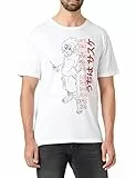 Naruto Herren Menarutts150 T-Shirt, weiß, XL