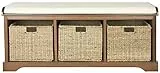 Safavieh Modern Innen Bank, Braun, 120 x 41 x 50