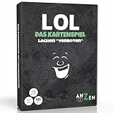 LOL - Das Kartenspiel - Lachen verboten | Lustiges Partyspiel mit Lachgarantie | Gesellschaftsspiel mit 5 witzigen Kategorien | LOL Spieleabend für Erwachsene | Ostergeschenk-e für Männer und Frauen