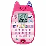 Vtech Gabby's Dollhouse Lernhandy – Spielzeugtelefon mit den Originalstimmen von Gabby und Panda Pfötchen und spannenden Lernspielen – Für Kinder von 3-6 Jahren
