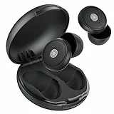 Ohrstöpsel zum Schlafen -45dB, Weiche und Wiederverwendbare Silikon-Ohrstöpsel mit 8 Ohrenkappe und Tragetasche, Schlafen, Konzert, Arbeiten, Studieren, Reisen, Schwarz