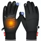 Cevapro Fahrradhandschuhe Warme Winterhandschuhe wasserdichte Touchscreenhandschuhe Winddichte Laufhandschuhe rutschfeste