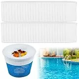 TGKYK Pool Skimmer Socken, 50 Stück Skimmer Filtersocken, Filtersocken Pool, Filtersocken Skimmer Netz Pool, Filterstrumpf Pool für Entfernt Blätter, Haare und Insekten aus Schwimmbecken