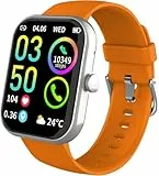 Jugeman Smartwatch Blutdruck mit Luftpumpen-Manschette,Wasserdicht,Multi Sportmodi Smart Watch Fitness Tracker