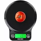 GRAM PRES Lebensmittel Küchenwaage Digitales Gewicht Gramm und Oz,. Professionelle digitale Küchenwaage 11lb/0.01oz für Gewichtsverlust Diät Backen Kochen, IPX6 wasserdicht, LCD-Display