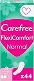 Carefree Flexicomfort Feiner Duft 44 Stk., Slipeinlage mit feinem Duft und ultradünnem FlexiComfort, extra sanft zur Haut, angenehm zu tragen