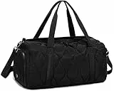 LEDAOU Reisetasche für Reisen, Puffer-Gymnastikbeutel für Damen, leichte Handgepäcktasche, Wochenendtasche, Übernachtungstasche mit Nassfach