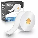 Klangfeiler Saumband 16 Meter I 30mm Extra Breit I Bügelband für Bügeln I Bügelkleber Vorhänge Gardinen besser als nähen Saumvlies