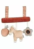 Sterntaler Spielzeug zum Aufhängen Pferd Sunny - Babyspielzeug zum Aufhängen am Kinderbett, mit Rassel und Spiegel - Kinderwagenspielzeug mit Klettverschluss, Baby Mobile, bunt
