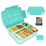 IJIAMY Brotdose Kinder mit Fächern, Bento Box Kinder, Auslaufsicher Lunchbox Kinder, Brotbox für Mädchen & Jungen, Snackbox, Perfekt für Schule, Kindergarten & Ausflüge