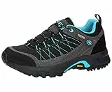 Brütting Damen Mount Egmont Traillaufschuhe, schwarz/grau/türkis, 41 EU