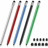 GUUGEI Eingabestift für Touchscreens, 5 Stück, kapazitiver Eingabestift für iPad, iPhone, Android, Handy, Chromebook, Tablet, PC, hohe Empfindlichkeit und präzise feine Spitze, Stylisten-Stifte