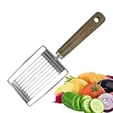 Kartoffelschneider, Schneidwerkzeug – Schinkenschneider aus Edelstahl | Zwiebelknacker Küchenhelfer Küchenhelfer Tomatenschneidewerkzeug für Eierschinken Kartoffelfrüchte