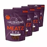 catz finefood MEATZ Wild Mix Katzen Leckerlies - knusprige Fleischstreifen getreidefrei & ohne Zuckerzusätze - natürlich & aromatisch - Made IN Switzerland (4 x 45 g)