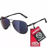 ALPINA Unisex, Sonnenbrille, Black Matt, Einheitsgröße