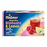 Meßmer Ländertee Miami Vibes | Früchtetee mit Himbeer-Zitronen-Aroma | 20 Teebeutel | spritzig-süß