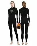 MeetHoo Thermounterwäsche Damen, Funktionsunterwäsche Set Funktionswäsche Thermoaktiv Thermowäsche Base Layer Skiunterwäsche Skifahren Laufen