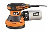 AEG 300 W Exzenterschleifer EX 125 ES, Schleiftellergröße 125 mm, Kabel
