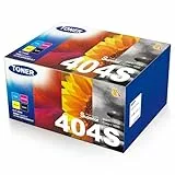 KEENKLE 4er-Pack CLT-P404C CLT-404S 404S Kompatible für CLT-K404S P404C für Toner C480w Xpress C480fw C430w C480 C430 C480fn C43X Drucker Toner C48X Series (Schwarz, Cyan, Gelb, Magenta)