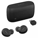 Jabra Evolve2 Buds True Wireless In-Ear-Bluetooth mit aktiver Geräuschunterdrückung (ANC), 4 Mic MultiSensor Voice-Technologie - für MS Teams und alle gängigen Meeting-Apps zertifiziert - Schwarz