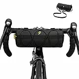 ROCKBROS Lenkertasche Fahrradtasche 2,1L – Fahrradlenker Tasche für MTB, Rennrad, Gravel & E-Bike, Leichte & Robuste Bikepacking Tasche mit Schultergurt für Outdoor & Pendeln