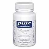 Pure Encapsulations - B-Complex Plus - Aktivierte B-Vitamine mit Metafolin® für verbesserte Aufnahme - 60 Veg. Kapseln