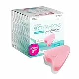 JOYDIVISION Soft-Tampons normal, fadenlose, für Sport Schwim Men & Spa, leichtes Einführen & Entfernen, ohne Faden, 3 Stück
