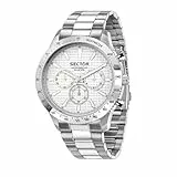 Sector Herren Analog Quarz Uhr mit Edelstahl Armband 8056783168699