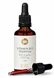 SUNDAY NATURAL® Vitamin B12 hochdosiert - 500 µg pro Vitamin B12 Tropfen – Bioaktive Formen B12 Methylcobalamin + Adenosylcobalamin – 900 Tropfen – Laborgeprüft, vegan, ohne unnötige Zusätze