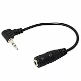 Delock Kabel Audio Klinke 2, 5 mm Stecker gewinkelt  3, 5 mm Buchse 3 Pin 14 cm