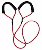 Deuser TUBE (Rot - Stark) | Fitness Expander mit Trittschutz | 190 cm | Hochwertiges und strapazierfähiges Material | Widerstandsbänder Krafttraining | leicht und kompakt | Fitnessband