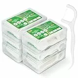 300 Stück Zahnseide Sticks Einwegzahnseide Dental Floss Zahnseidesticks mit Zahnstocher Zahnpflege Interdental Flosser Zahnseiden mit tragebarem Reiseetui - Disposable Zahnreiniger Sticks