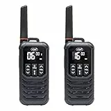 Tragbarer Radiosender PNI PMR R80 PRO, 2er-Set, 0,5 W, 16 Kanäle, wasserdicht IP67, mit LED-Taschenlampe, SOS-Taste, VOX, USB-C