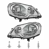 Scheinwerfer Set links & rechts H1/H7 für 9N_ 9A4 9A2 9N2 inkl. OSRAM Lampen mit Stellmotor LWR