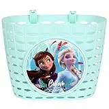 Disney Die Eiskönigin Kinderlenkerkorb, Fahrradkorb für Mädchen 20x15x16 cm