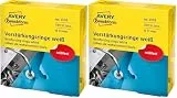 AVERY Zweckform 3508 Lochverstärker selbstklebend 500 Stück (Ø13mm, Lochverstärkungsringe auf Rolle, permanent haftende Ringverstärker, Ringlochverstärker fürs Abheften, reißfeste Folie) weiß