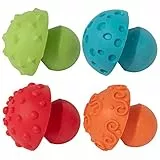 READY 2 LEARN pilzförmige Stempel zum Bemalen und Töpfern | 4er-Set | ab 2 Jahren | Leicht zu Greifende Hilfsmittel für Kinder | DIY-Muster und Texturen